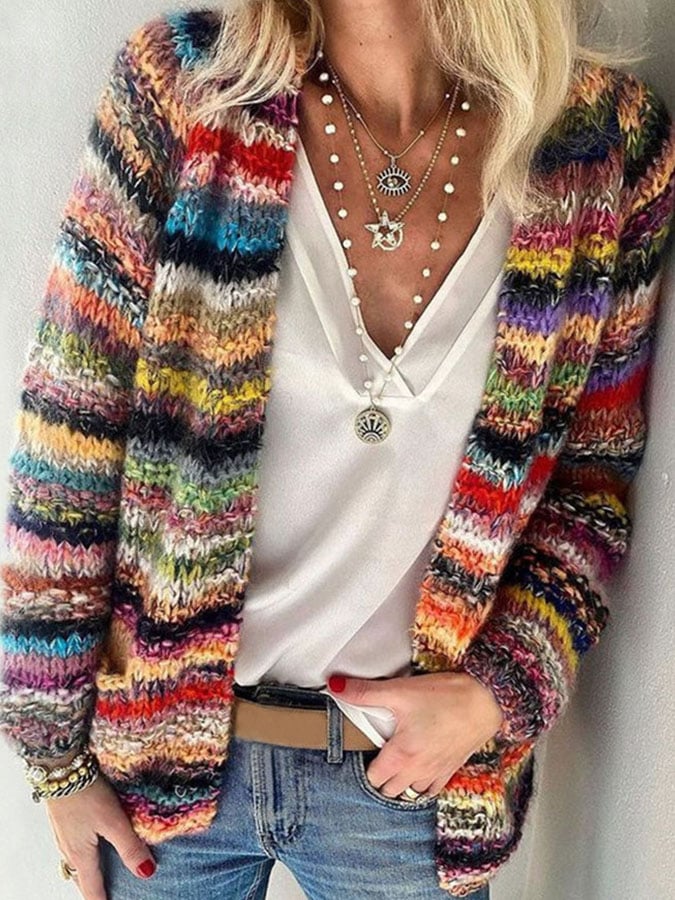 Wilder | Womens Casual Chic Cozy Warm Soft Relaxed Knit Cardigan